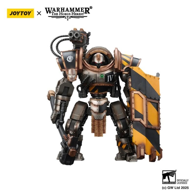 Figura Iron Warriors Iron Circle Domitar-Ferrum Class Battle-automata (con Karceri Battle Shield) en Warhammer The Horus Heresy por Joy Toy