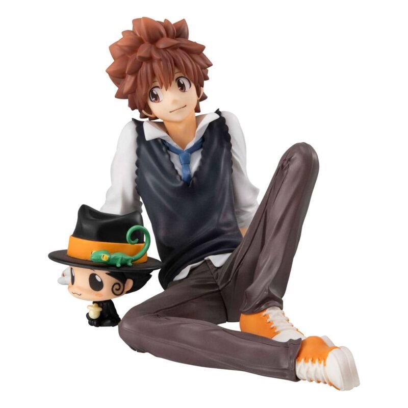 Estatua PVC G.E.M. Series Palm Size de Tsuna y Reborn en Tutor Hitman Reborn! por Megahouse