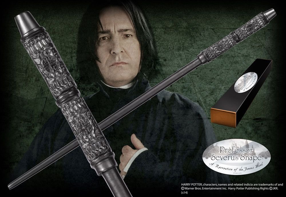 Varita Mágica Edición Carácter del Profesor Severus Snape en Harry Potter por Noble Collection