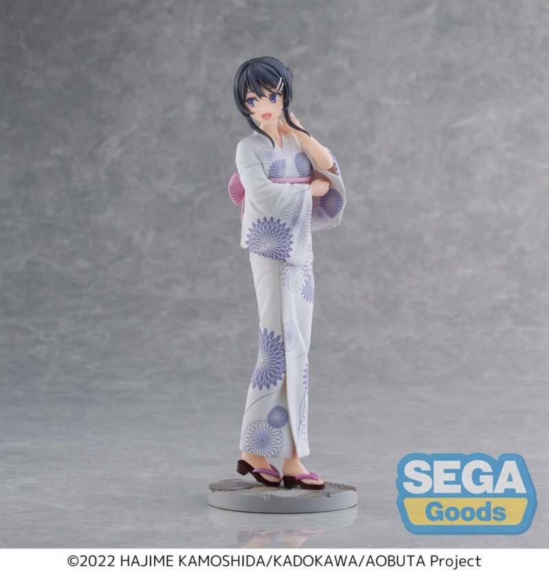 Estatua PVC Luminasta Yukata de Mai Sakurajima en Seishun Buta Yarō por Sega