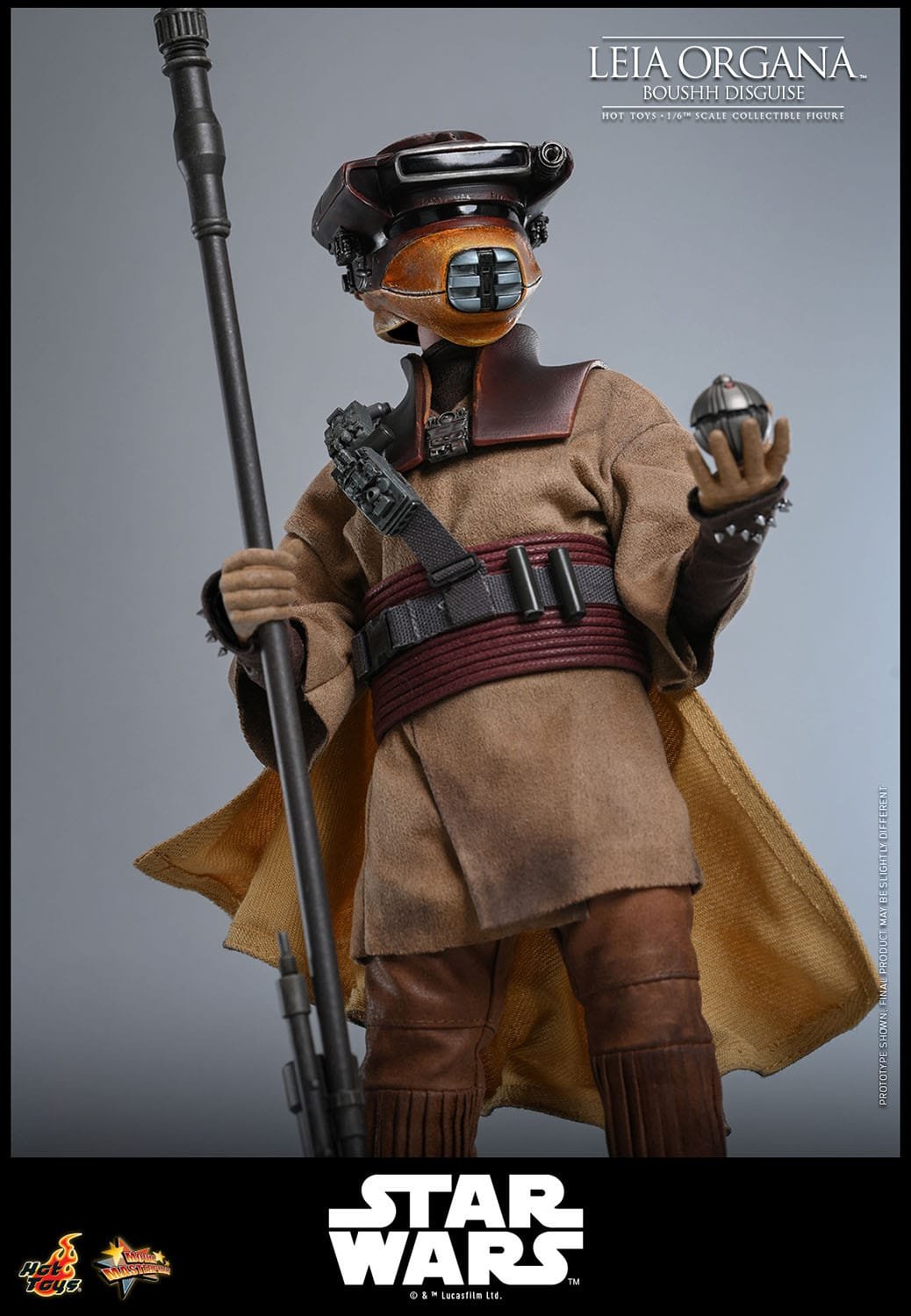 Figura Masterpiece 1/6 Leia Organa (Boushh Disguise) en Star Wars Episode VI por Hot Toys - Imagen 4