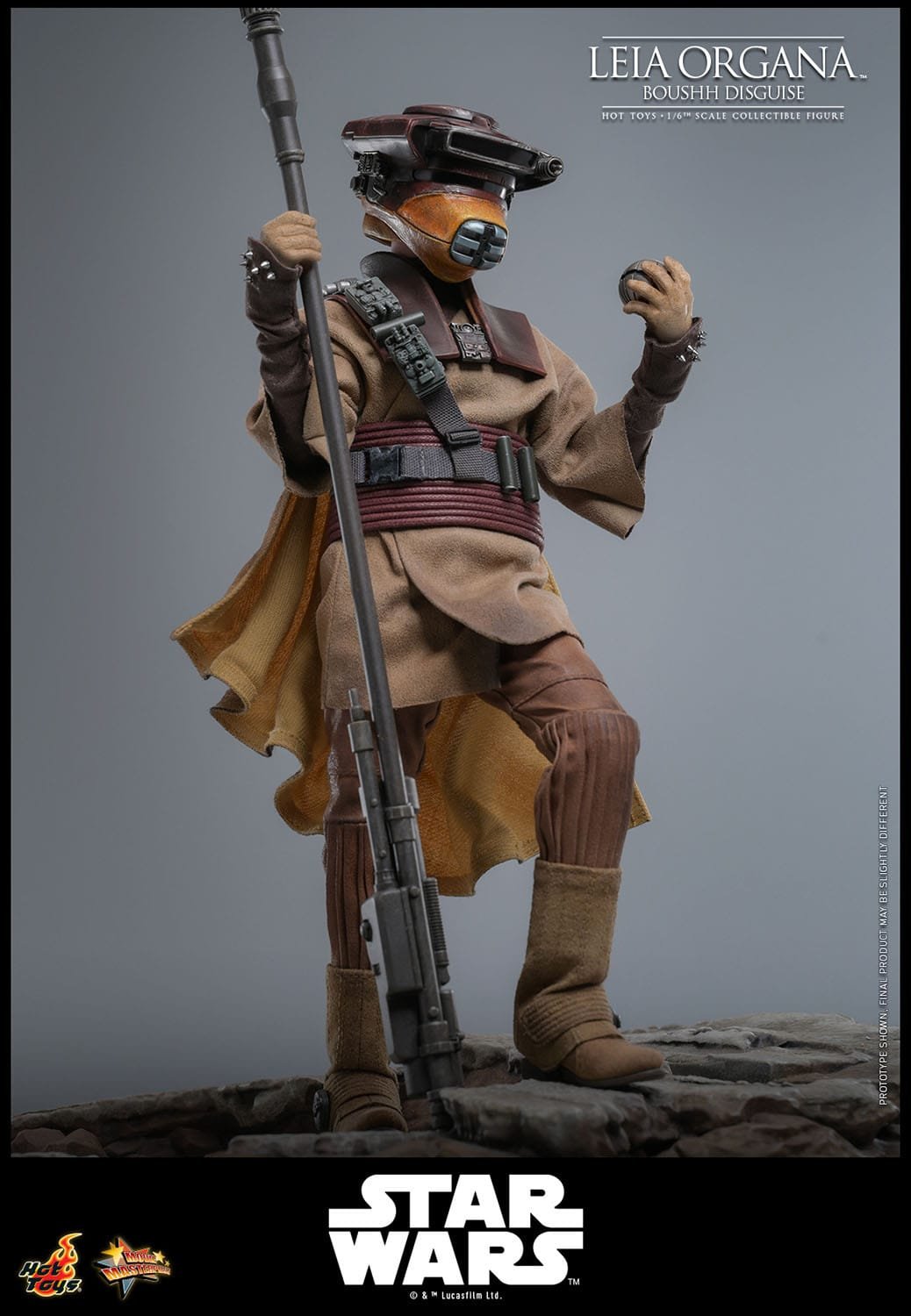 Figura Masterpiece 1/6 Leia Organa (Boushh Disguise) en Star Wars Episode VI por Hot Toys - Imagen 9
