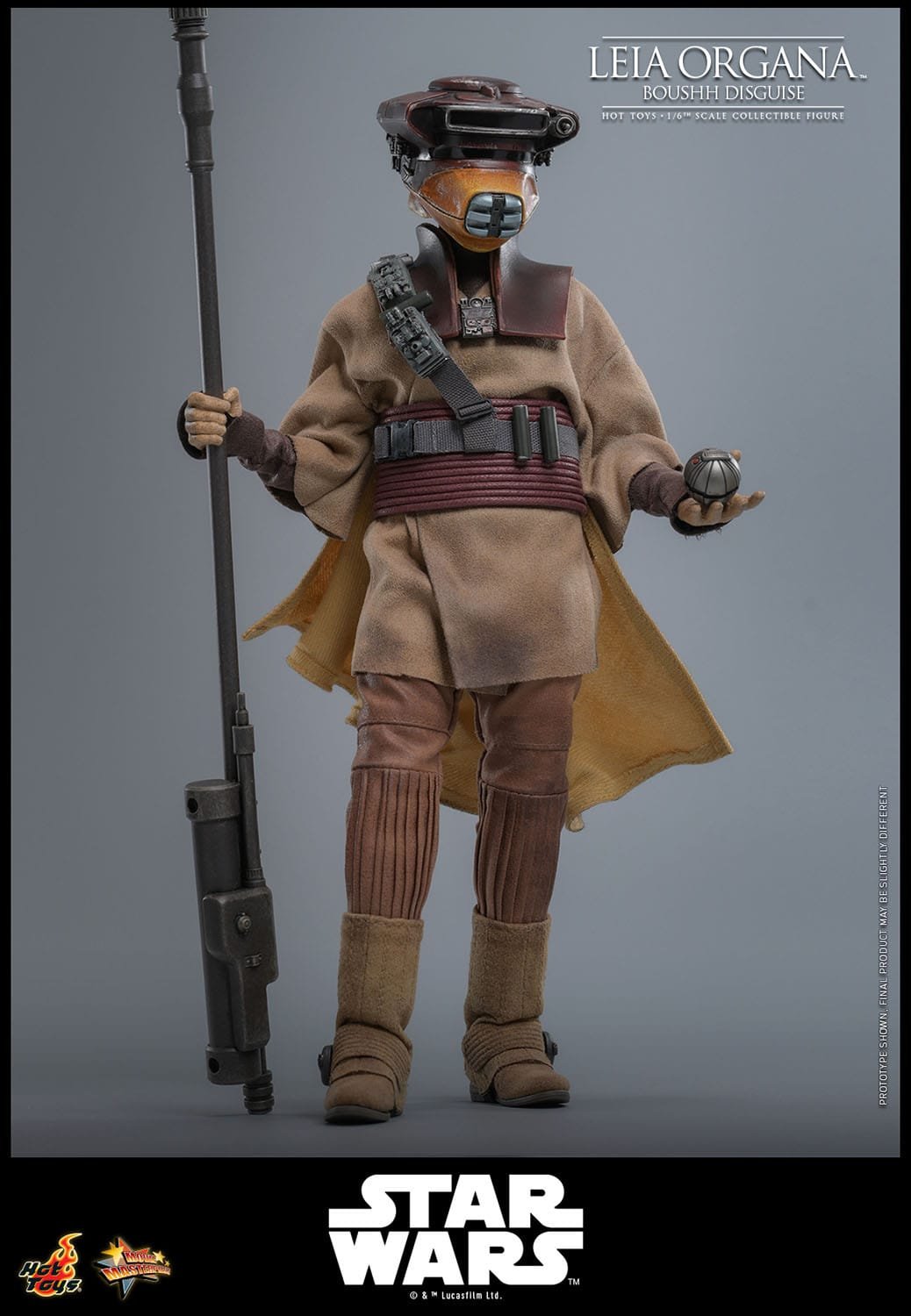 Figura Masterpiece 1/6 Leia Organa (Boushh Disguise) en Star Wars Episode VI por Hot Toys - Imagen 10