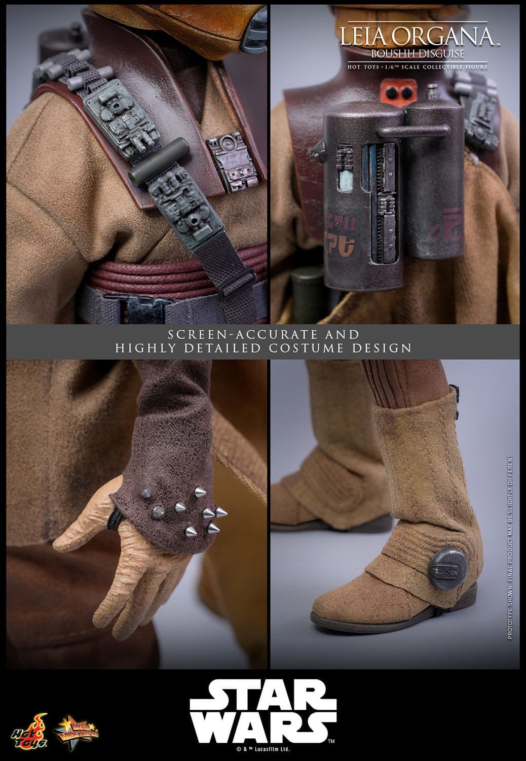 Figura Masterpiece 1/6 Leia Organa (Boushh Disguise) en Star Wars Episode VI por Hot Toys - Imagen 16
