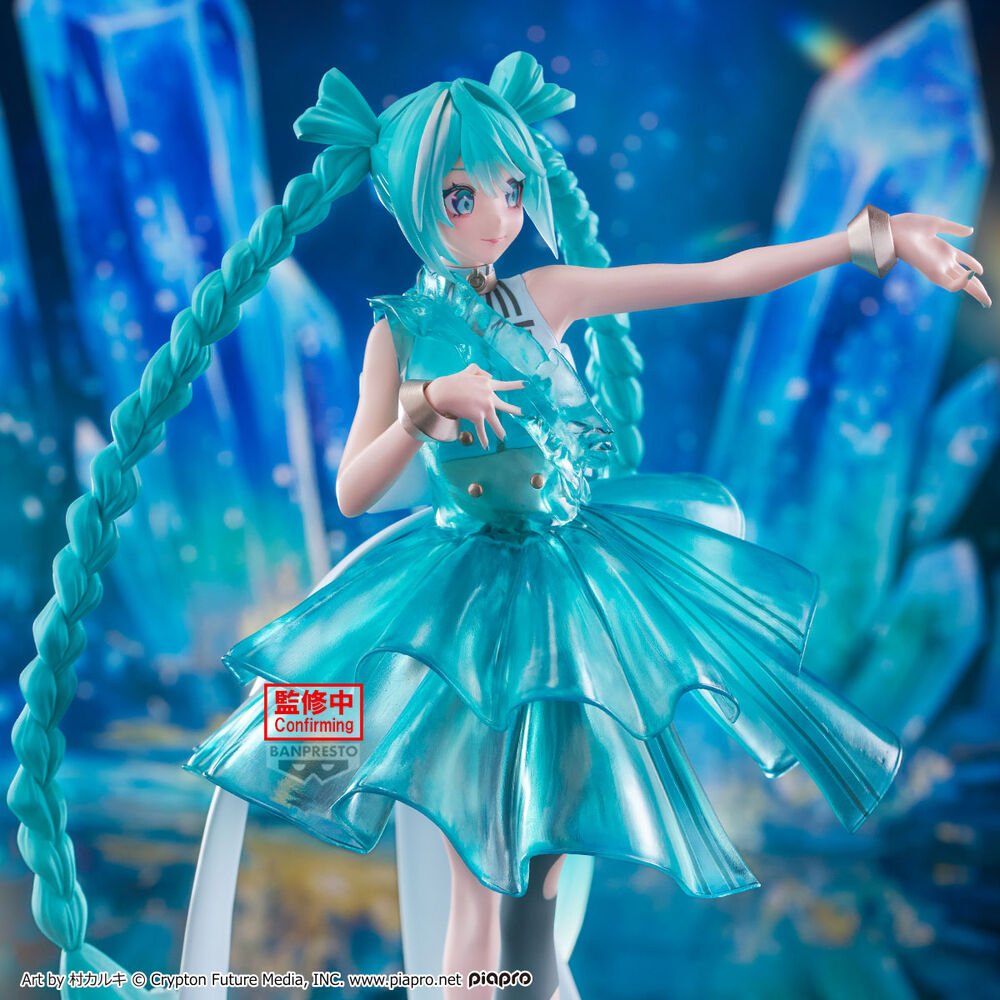 Figura EmeraldGem Clearluxe de Hatsune Miku por Banpresto - Imagen 4