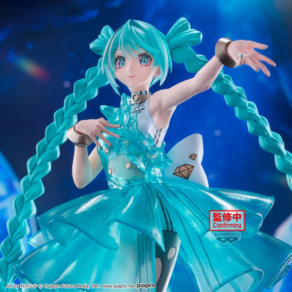 Figura EmeraldGem Clearluxe de Hatsune Miku por Banpresto - Imagen 5