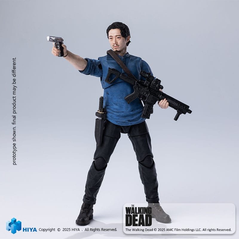 Figura 1/18 Exquisite Mini Series de Glenn en The Walking Dead por Hiya Toys - Imagen 3