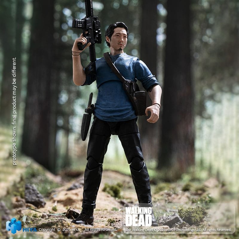 Figura 1/18 Exquisite Mini Series de Glenn en The Walking Dead por Hiya Toys - Imagen 7