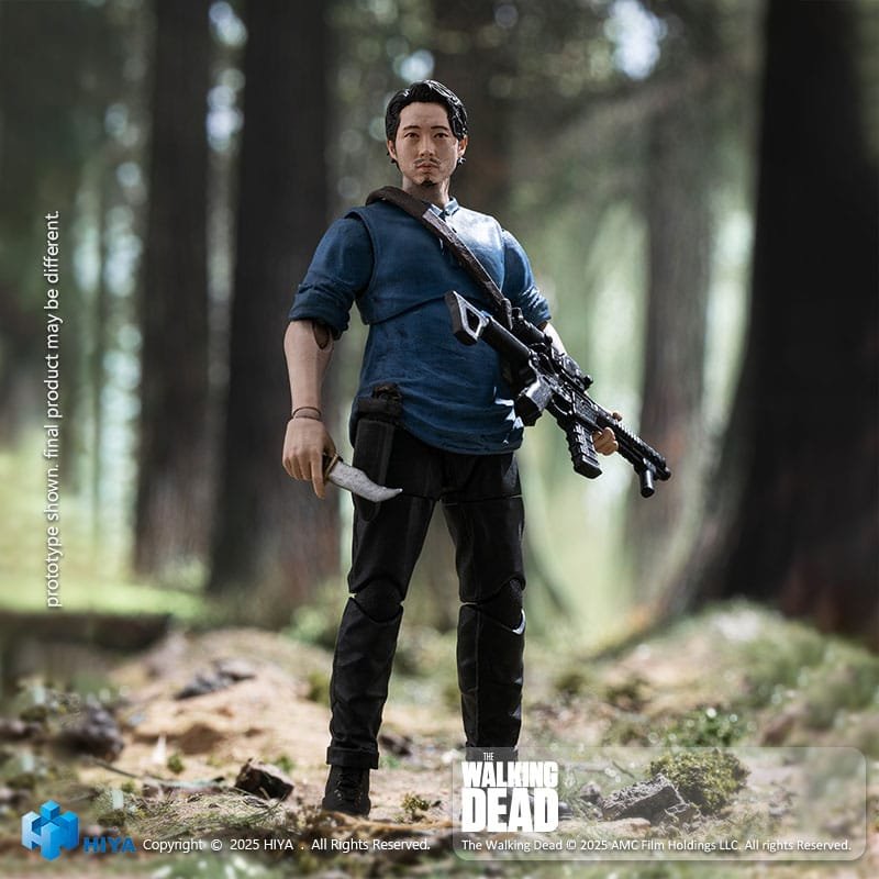 Figura 1/18 Exquisite Mini Series de Glenn en The Walking Dead por Hiya Toys - Imagen 8