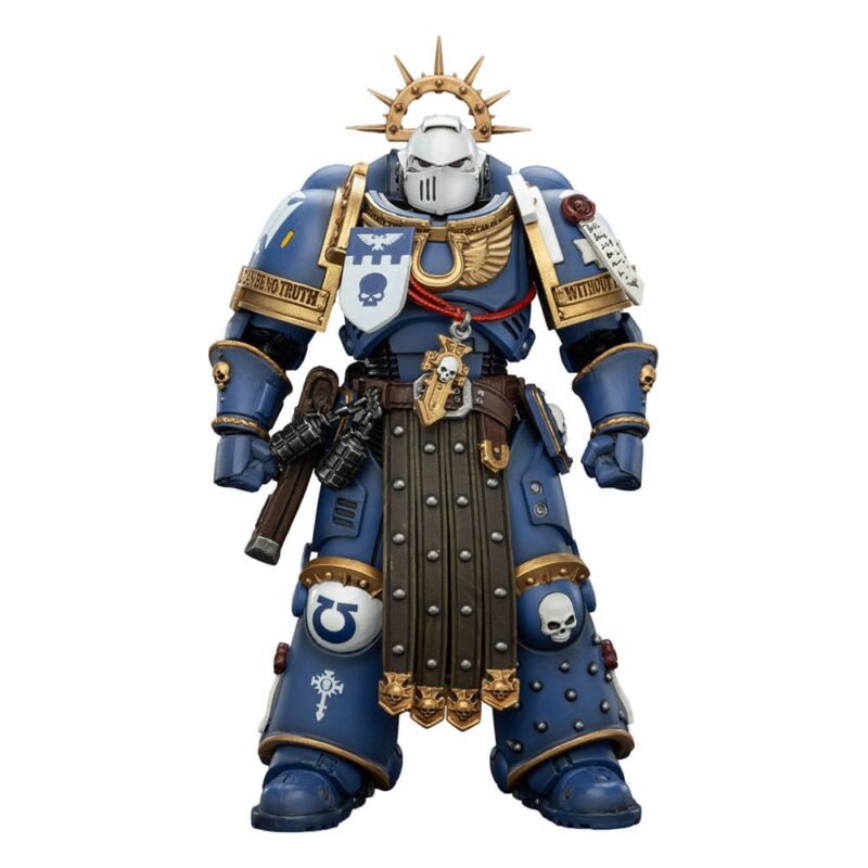 Figura Ultramarines Torvald (con Power Axe, Stormshield y Plasma Pistol) en Warhammer 40,000 por Joy Toy