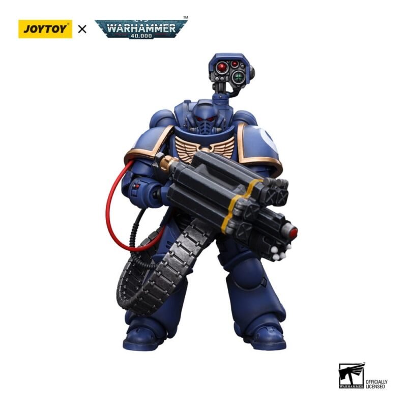 Figura 1/18 Ultramarines Desolation Marine (con Castellan Launcher Superfrag) en Warhammer 40,000 por Joy Toy