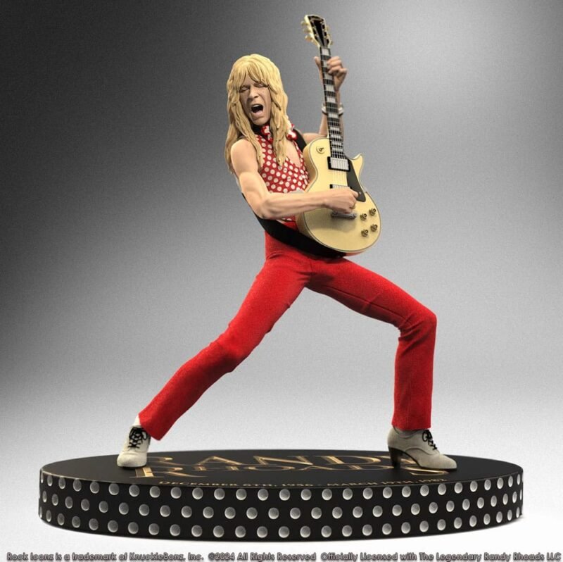 Estatua Rock Iconz The Early Years (Red Version) de Randy Rhoads IV por Knucklebonz