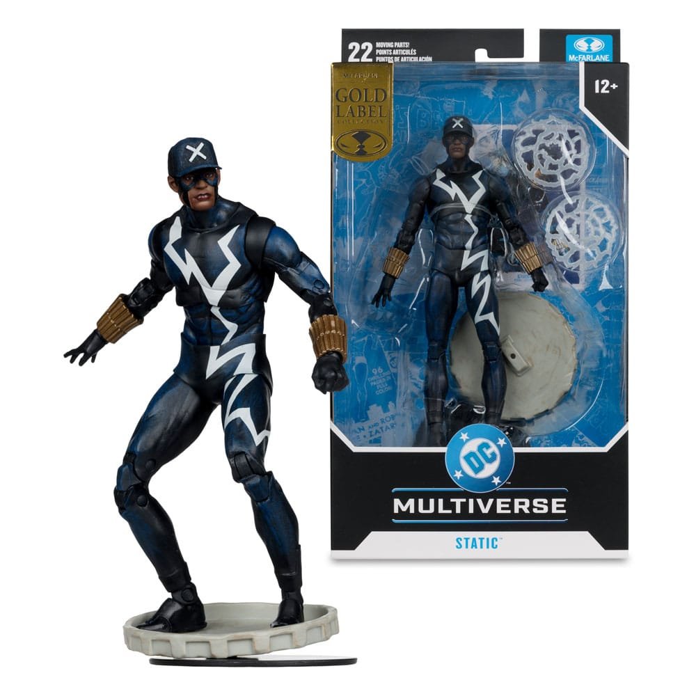 Figura DC Multiverse Gold Label de Static Shock (Trial by Fire) en DC Comics por McFarlane Toys - Imagen 4