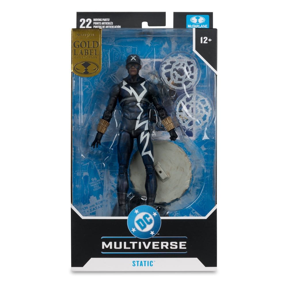 Figura DC Multiverse Gold Label de Static Shock (Trial by Fire) en DC Comics por McFarlane Toys - Imagen 7