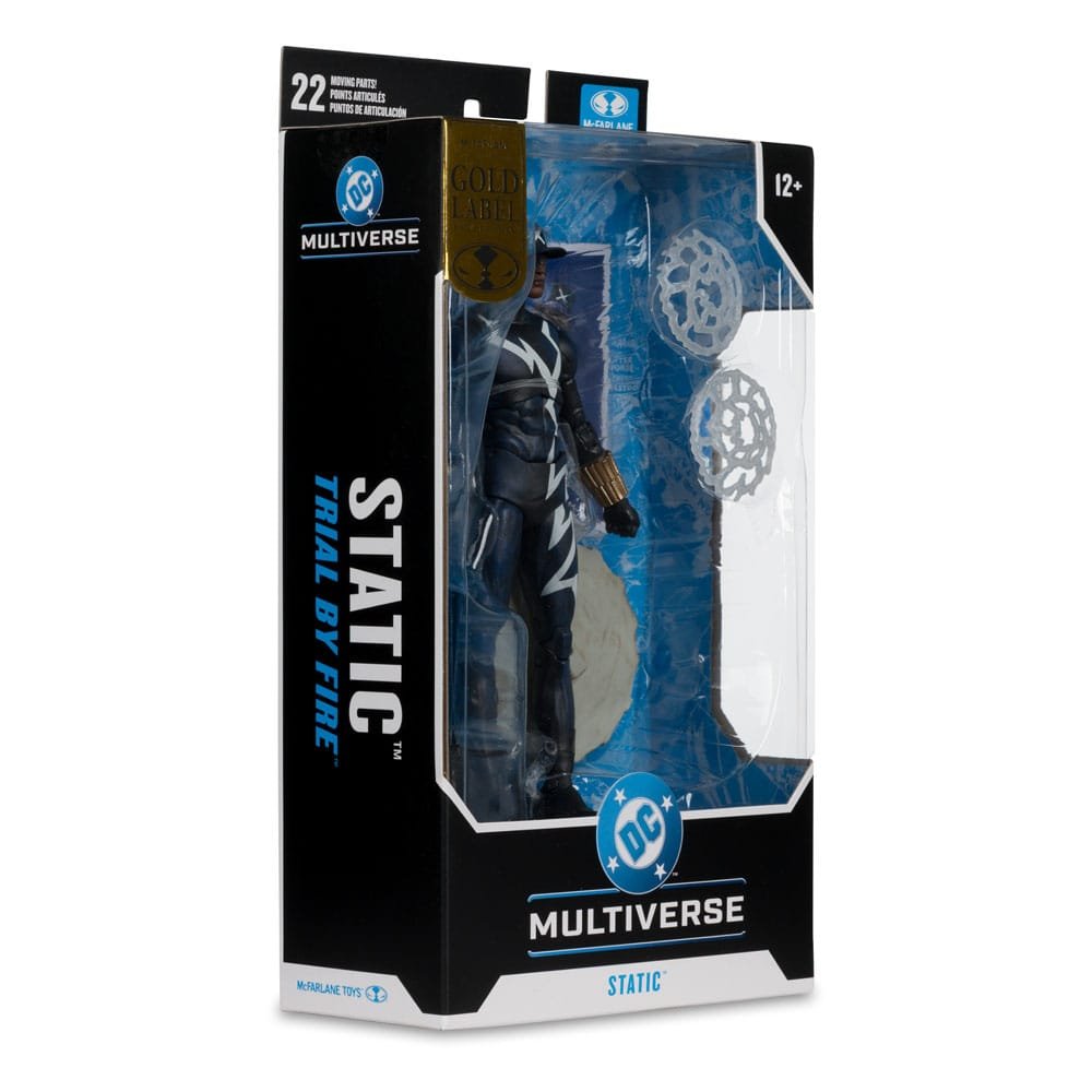Figura DC Multiverse Gold Label de Static Shock (Trial by Fire) en DC Comics por McFarlane Toys - Imagen 8