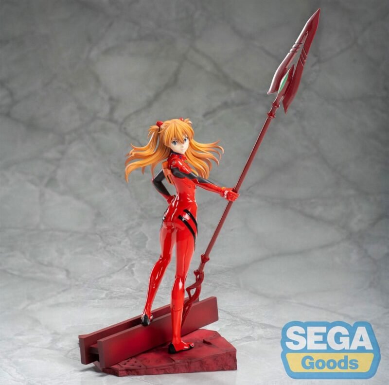 Estatua PVC Luminasta de Asuka Shikinami Langley x Lanza de Longinus en Evangelion: 3.0+1.0 Thrice Upon a Time por Sega