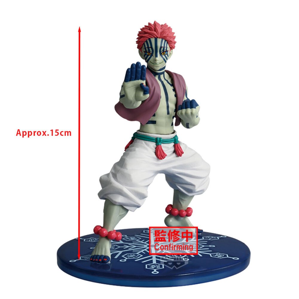 Figura Vibration Stars de Akaza en Kimetsu no Yaiba por Banpresto