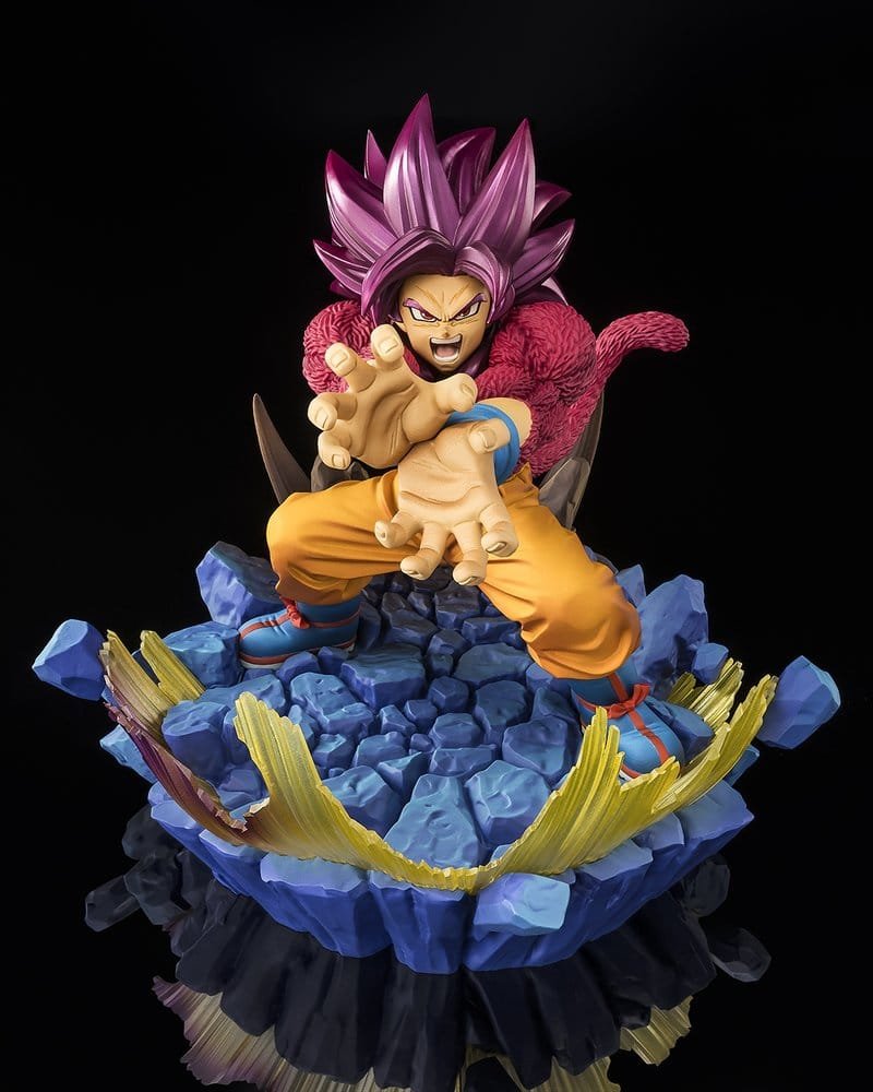 Estatua PVC Figuarts ZERO Extra Battle de Super Saiyan 4 Son Goku en Dragon Ball Daima por Bandai Tamashii Nations