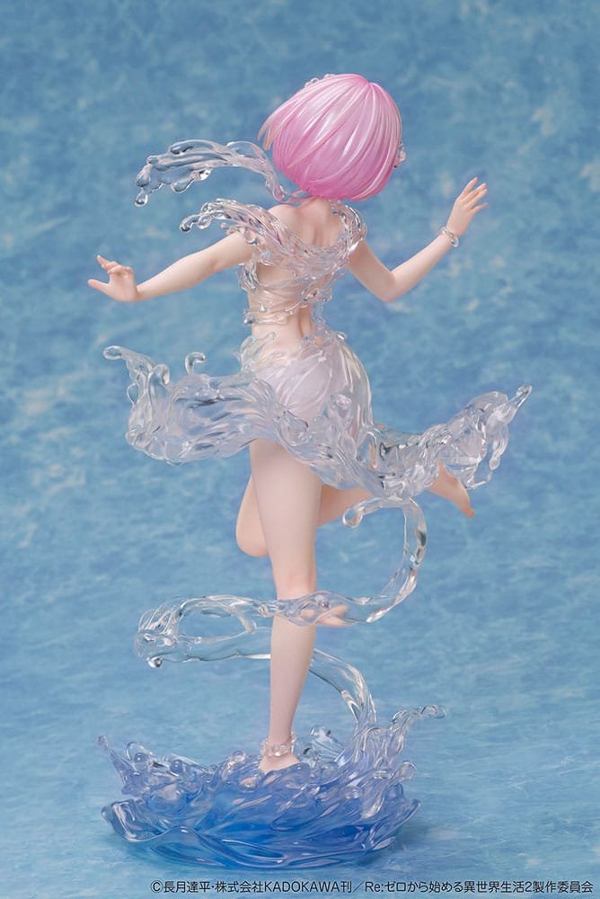 Estatua PVC 1/7 de Ram (Aqua Dress) en Re:Zero - Starting Life in Another World por Design COCO - Imagen 5
