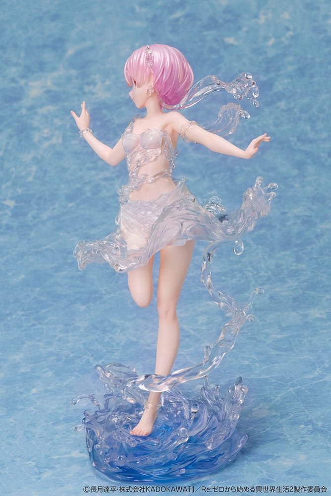 Estatua PVC 1/7 de Ram (Aqua Dress) en Re:Zero - Starting Life in Another World por Design COCO - Imagen 6