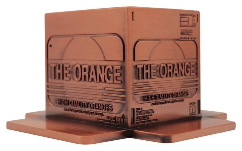 Réplica metálica limitada de Cardboard Box (Caja de cartón - Antique Gold) en Metal Gear Solid 2 por FaNaTtik