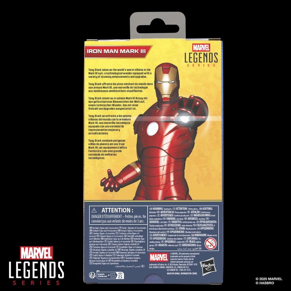 Figura Marvel Legends Series de Iron Man Mark III en Iron Man por Hasbro - Imagen 9