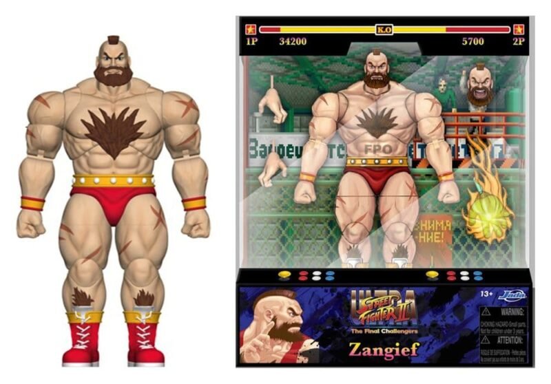 Figura 1/12 de Zangief en Ultra Street Fighter II: The Final Challengers por Jada Toys