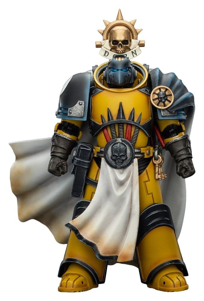 Figura Imperial Fists Librarian Consul (con Force Axe y Bolt Pistol) en Warhammer por Joy Toy