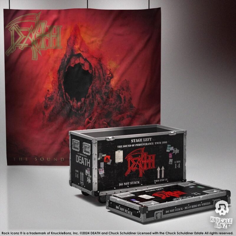 Estatua Rock Ikonz On Tour de Death: Road Case & Escenario (The Sound of Perseverance Tour 1998) por Knucklebonz