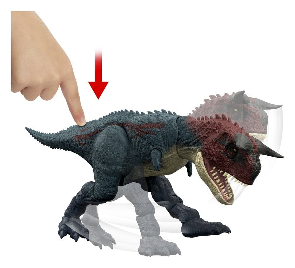 Figura Charge 'N Chomp de Carnotaurus en Jurassic World: Chaos Theory por Mattel - Imagen 2