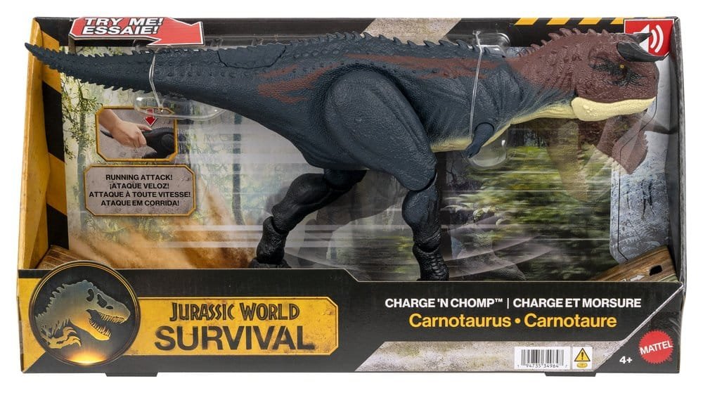 Figura Charge 'N Chomp de Carnotaurus en Jurassic World: Chaos Theory por Mattel - Imagen 6