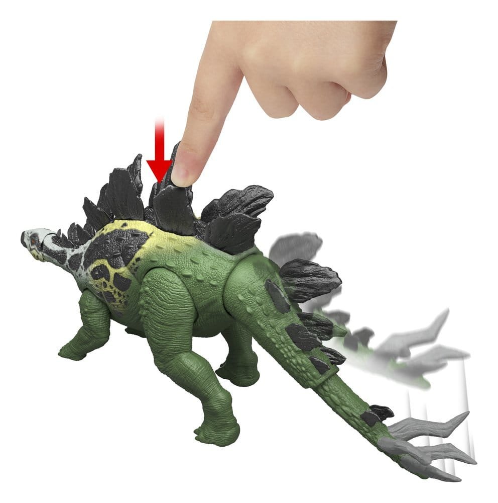Figura Gigantic Thrashers de Stegosaurus en Jurassic World: Chaos Theory por Mattel - Imagen 3
