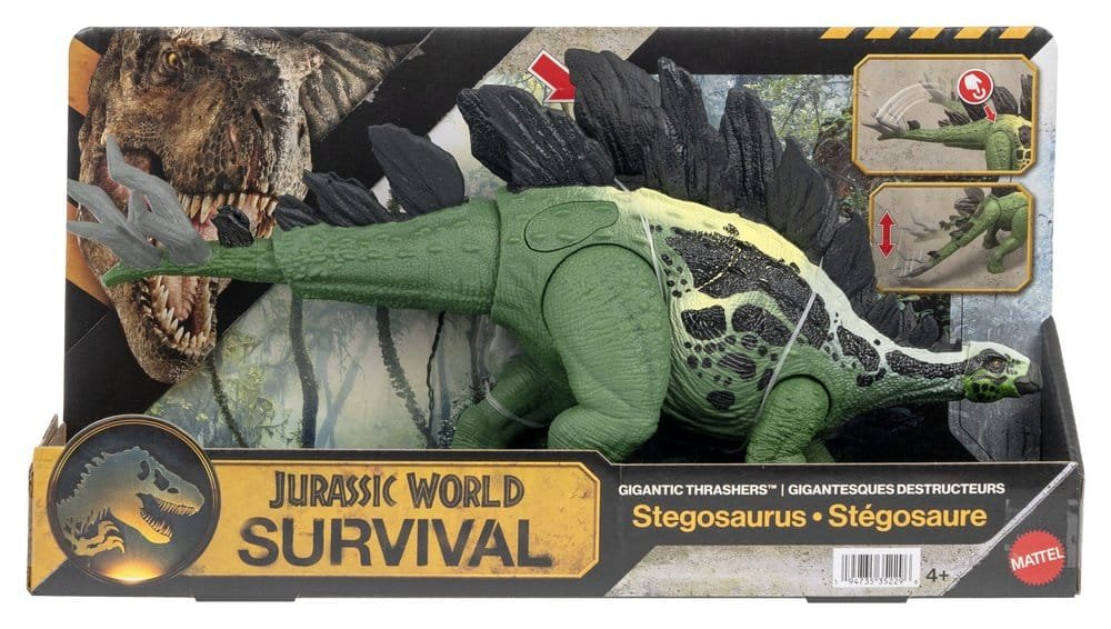 Figura Gigantic Thrashers de Stegosaurus en Jurassic World: Chaos Theory por Mattel - Imagen 5