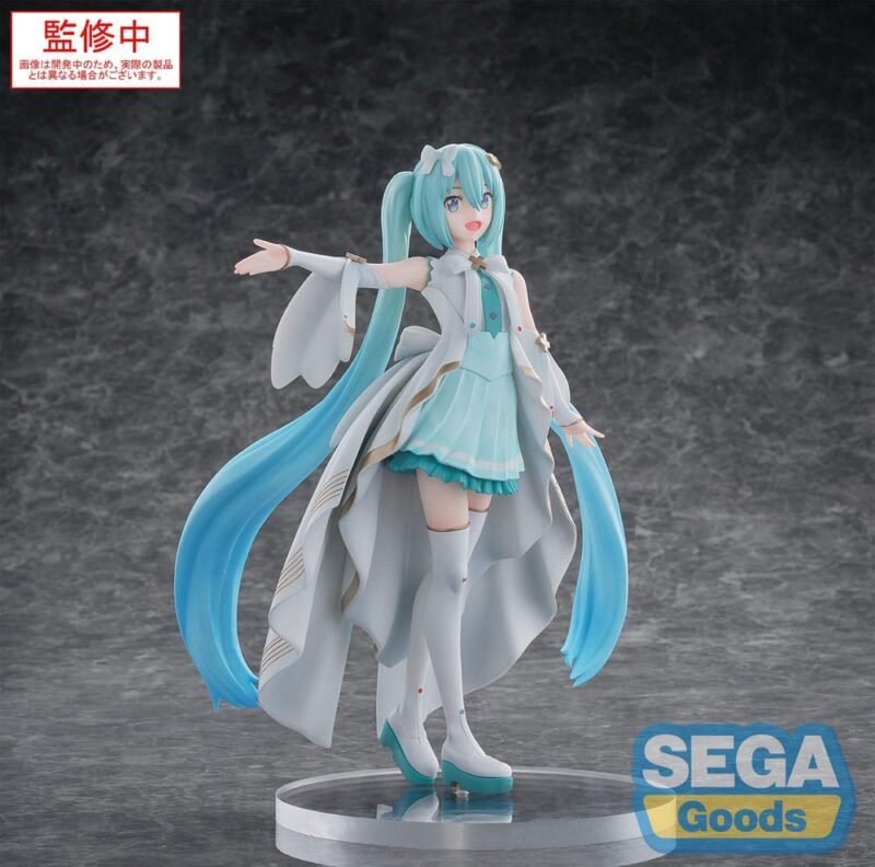 Estatua Luminasta de Unshuttered Sekai Hatsune Miku en Colorful Stage! The Movie por Sega