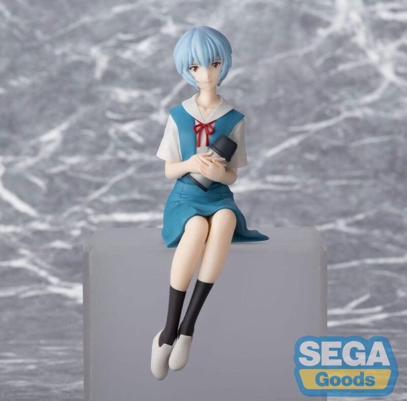 Estatua PVC PM Perching de Rei Ayanami en Evangelion: New Theatrical Edition por Sega