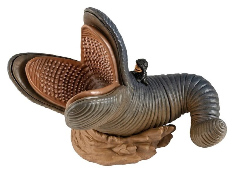 Estatua Sofubi Fantastic de Sand Worm en Dune por Union Creative