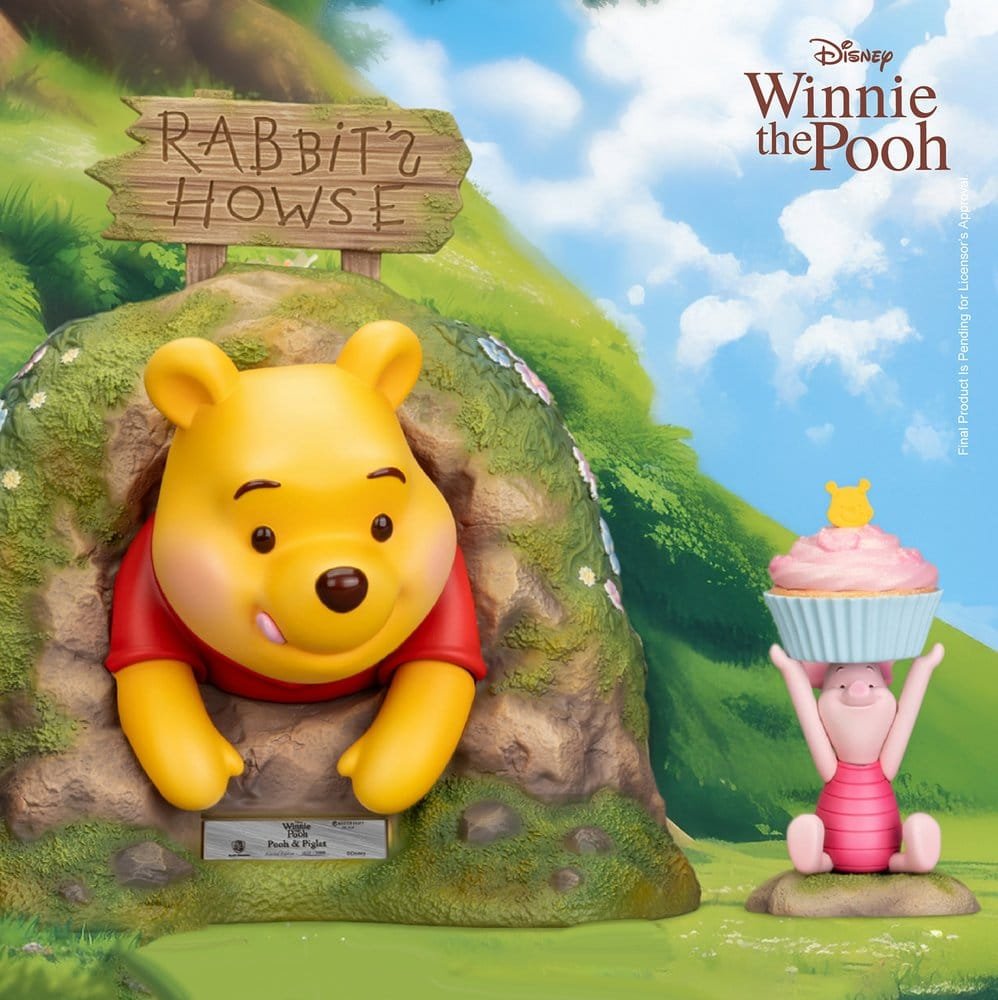 Estatua Master Craft de Pooh & Piglet (Edición Limitada) en Disney por Beast Kingdom - Imagen 2