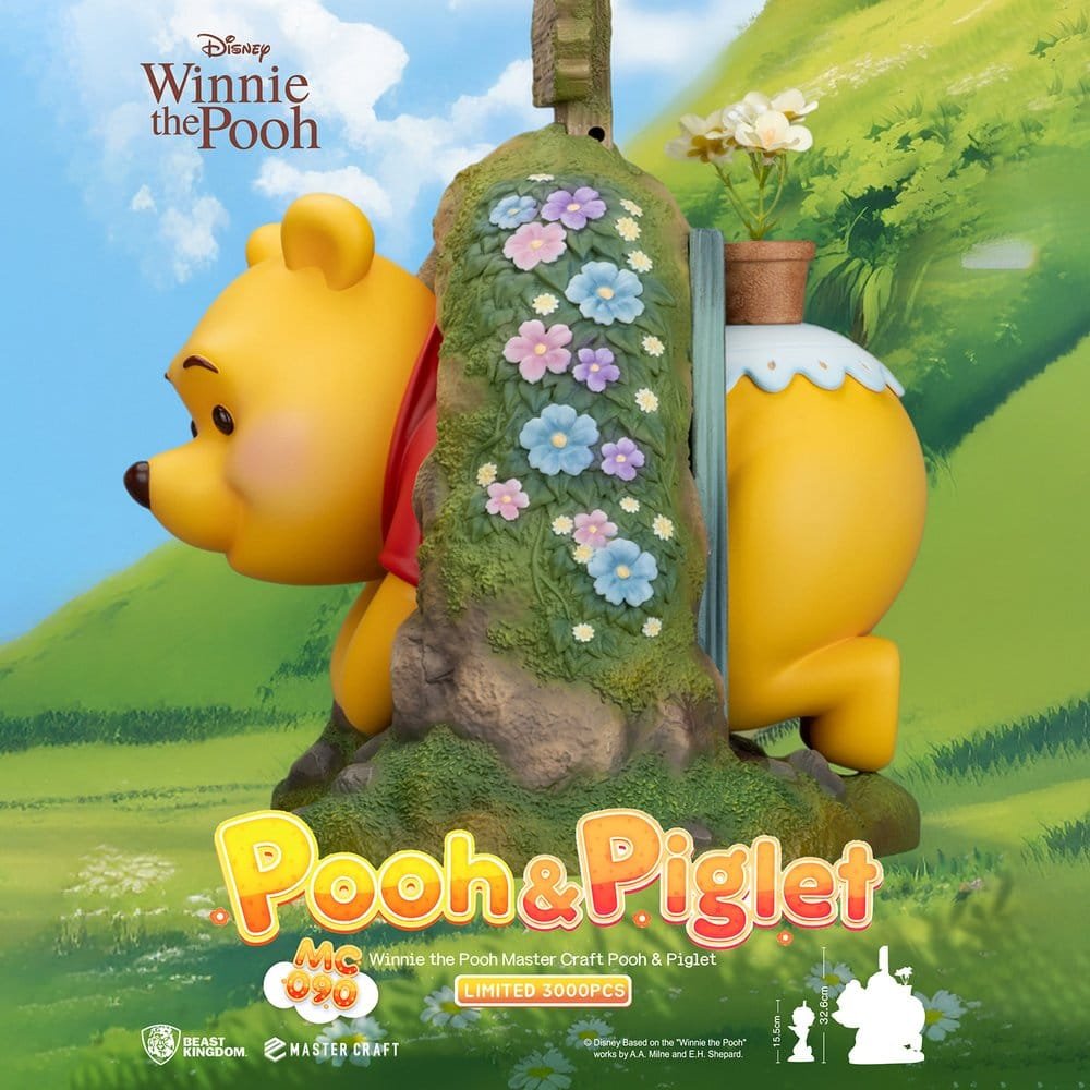 Estatua Master Craft de Pooh & Piglet (Edición Limitada) en Disney por Beast Kingdom - Imagen 4
