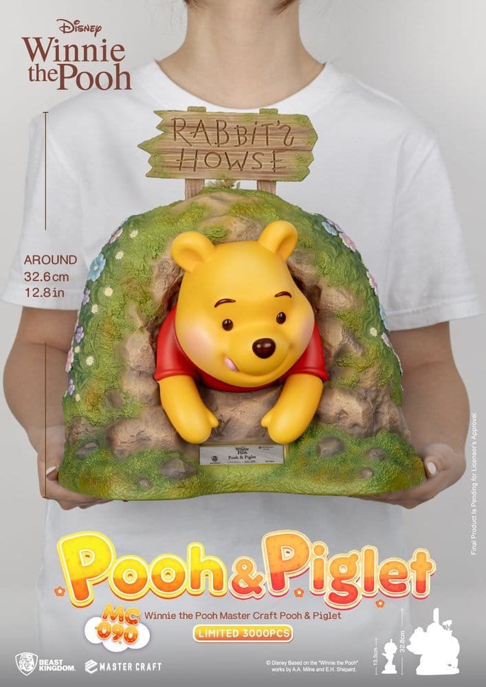 Estatua Master Craft de Pooh & Piglet (Edición Limitada) en Disney por Beast Kingdom - Imagen 9