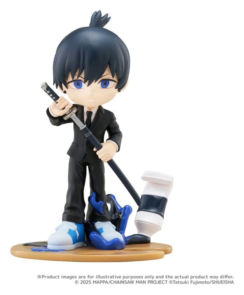 Estatua PalVerse de Aki Hayakawa en Chainsaw Man The Movie: Reze Arc por Bushiroad