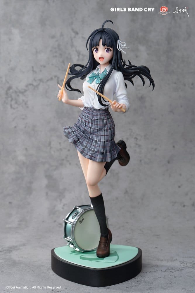 Estatua PVC 1/7 de Subaru Awa (Natsu wo Mankitsu shite Sakebe Series No. 2) en Girls Band Cry por Namco Bandai