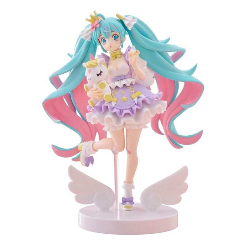 Estatua Tenitol de Hatsune Miku (Yumekawa Princess Lavender Ver.) por FuRyu