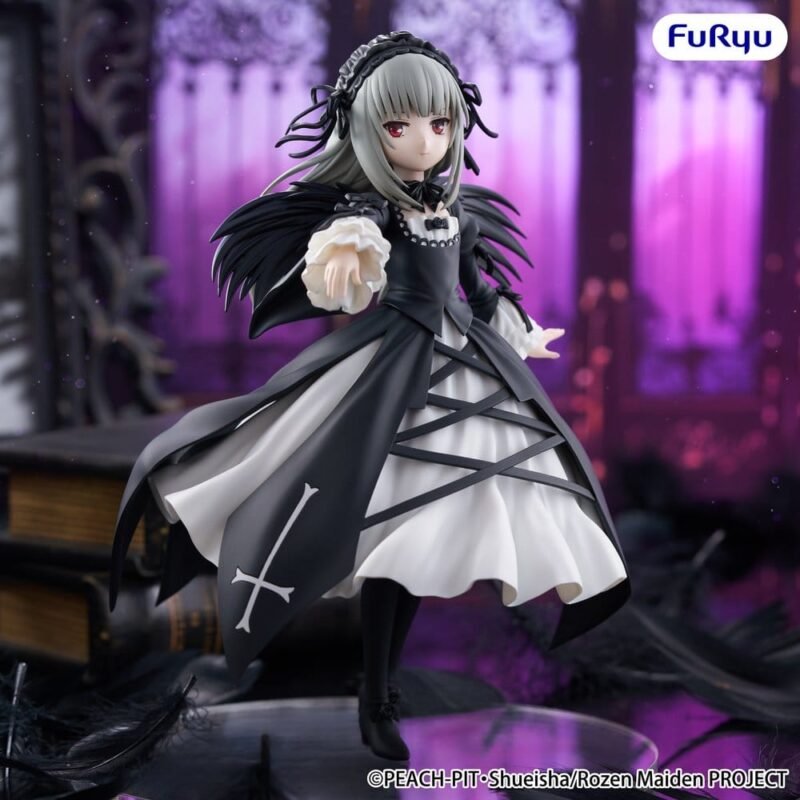Estatua Trio-Try-iT de Suigintou en Rozen Maiden por FuRyu