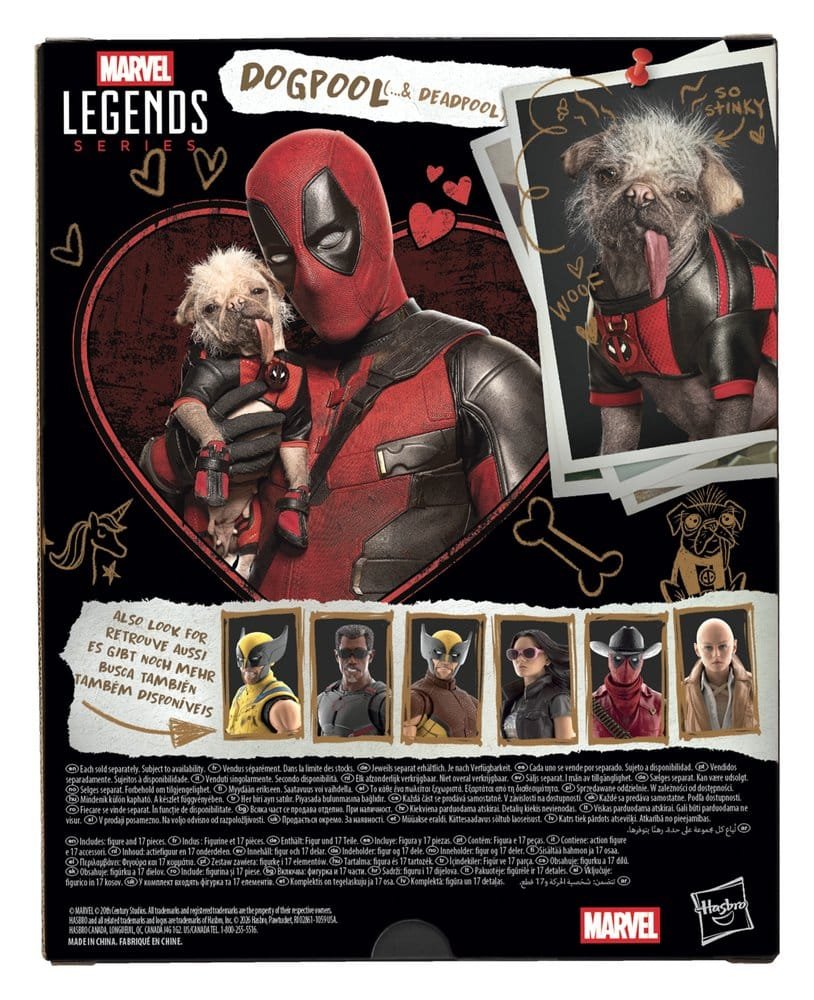 Figura Marvel Legends de Deadpool y Dogpool en Marvel por Hasbro - Imagen 4