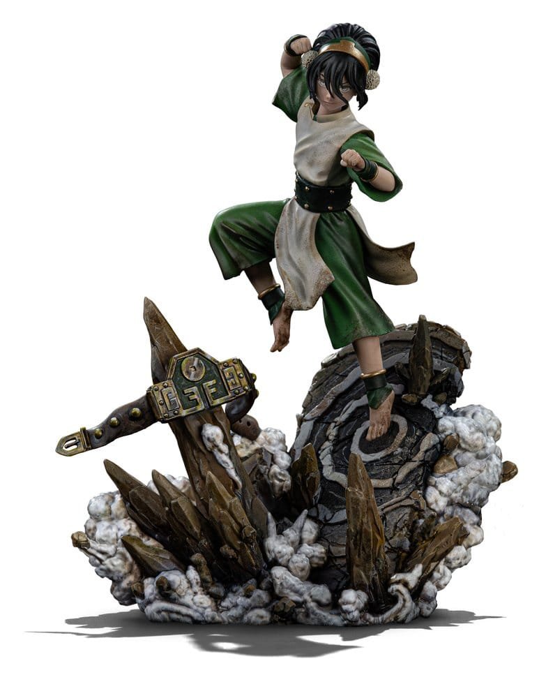 Estatua Art Scale de Toph en Avatar: la leyenda de Aang por Iron Studios