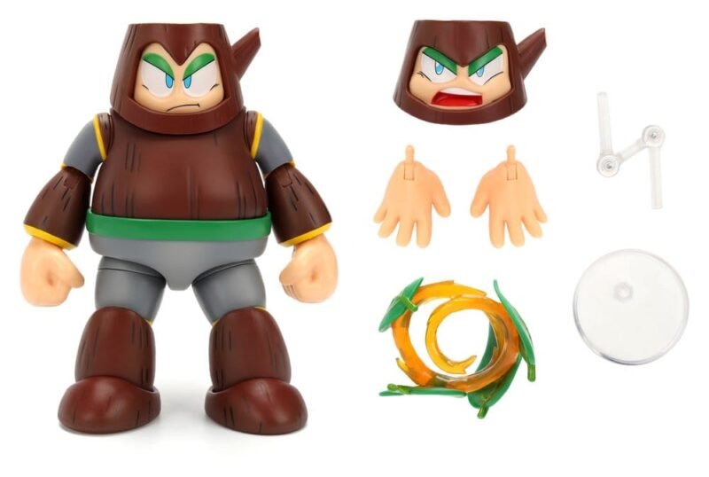 Figura de Wood Man en Mega Man por Jada Toys
