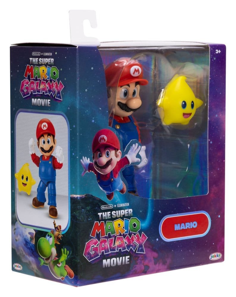 Figura de Mario en Super Mario Galaxy: La película por Jakks Pacific - Imagen 4