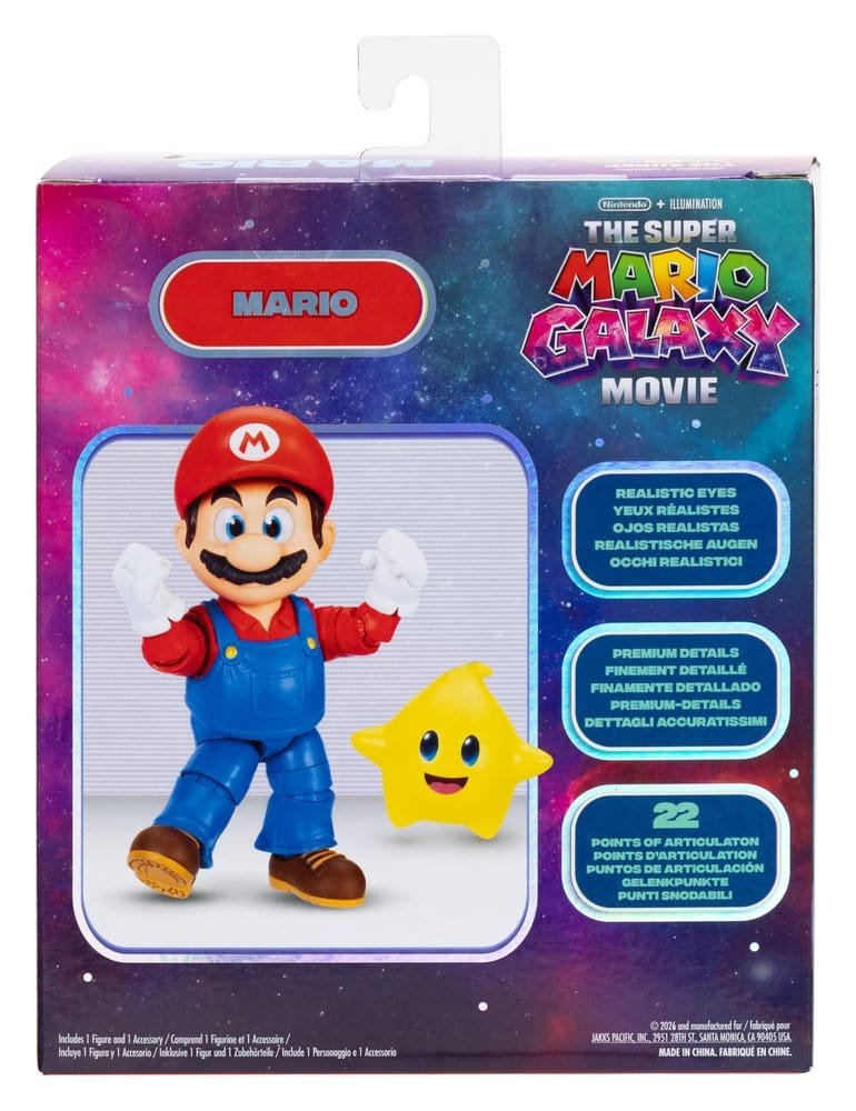 Figura de Mario en Super Mario Galaxy: La película por Jakks Pacific - Imagen 5