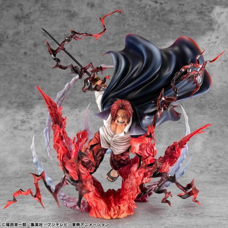 Estatua P.O.P. SA-MAXIMUM de Red-Haired Shanks (Kamusari) en One Piece por MegaHouse