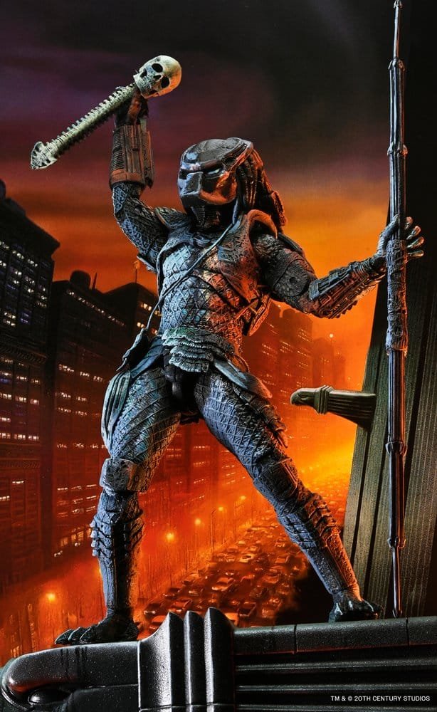 Figura City Hunter Poster Series en Depredador 2 (Predator) por NECA - Imagen 6